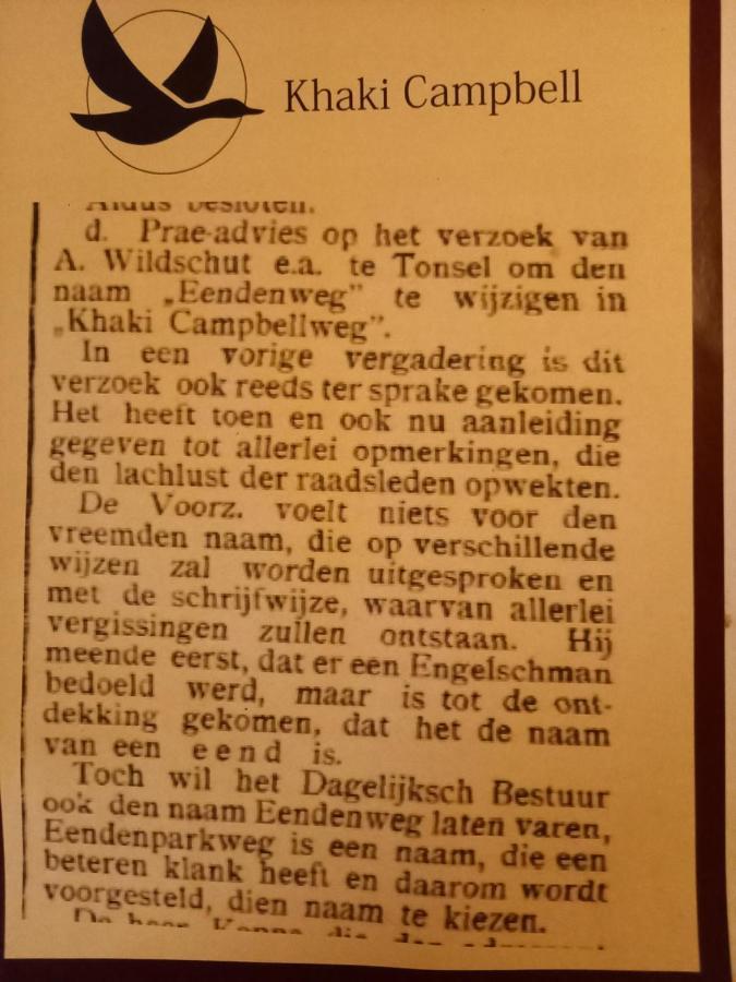 Khaki Campbell Villa Ermelo Exteriör bild